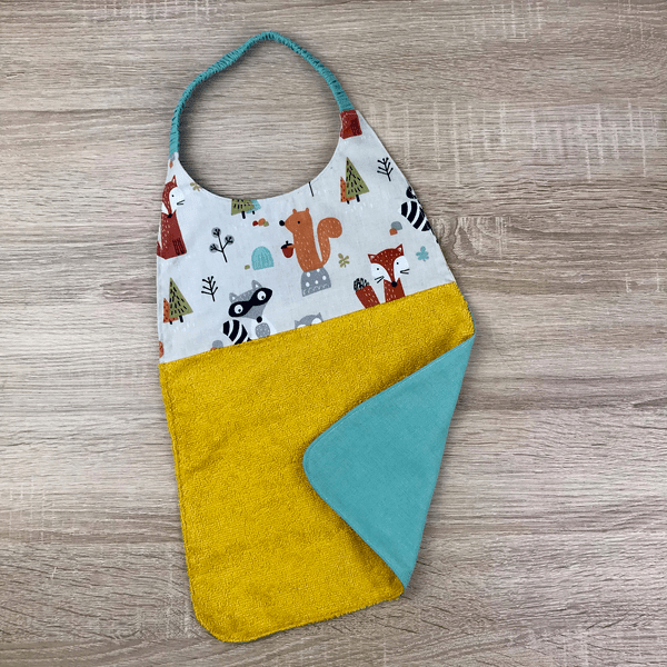 grand bavoir pour les enfants manger seul école