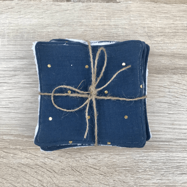 lingettes cotons lavables en micro-éponge de bambou bébé