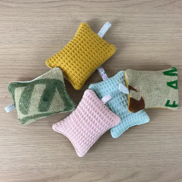 éponge lavable zéro déchet